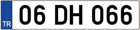 Truck License Plate